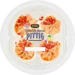 Jumbo Jumbo Gevulde Eieren Pittig 4 Stuks aanbieding