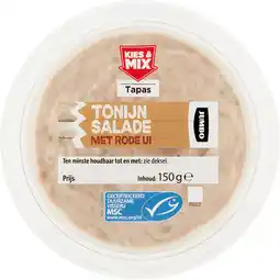 Jumbo Jumbo Tonijnsalade met Rode Ui 150 g aanbieding