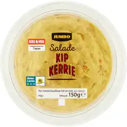 Jumbo Jumbo Salade Kip Kerrie 150 g aanbieding