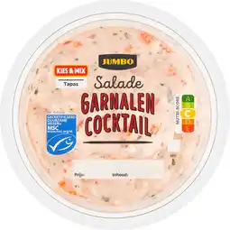 Jumbo Jumbo Salade Garnalen Cocktail 125 g aanbieding