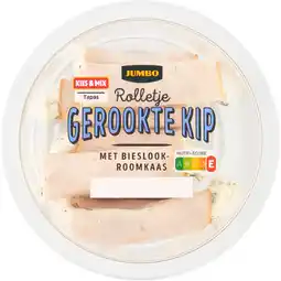 Jumbo Jumbo Rolletje Gerookte Kip met Bieslookroomkaas 80 g aanbieding