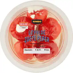 Jumbo Jumbo Gevulde Zoete Peper met Roomkaas 120 g aanbieding