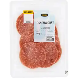 Jumbo Jumbo Ossenworst 110 g aanbieding