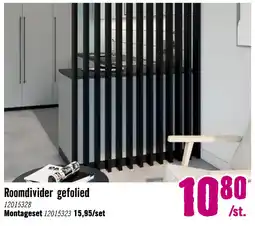 Hornbach Roomdivider gefolied aanbieding