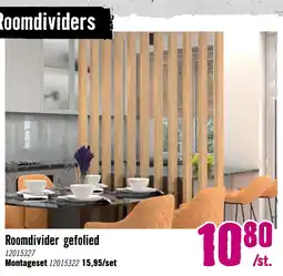 Hornbach Roomdivider gefolied aanbieding