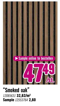 Hornbach Smoked oak aanbieding