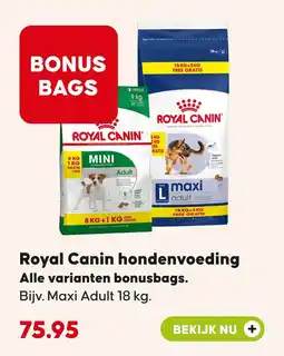 Pets Place Royal Canin hondenvoeding aanbieding