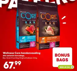Pets Place Wellness Core hondenvoeding aanbieding