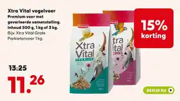 Pets Place beaphar Xtra Vital vogelvoer aanbieding