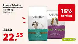 Pets Place Science Selective Adult Rabbit Food aanbieding