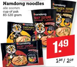 Coop namdong noodles aanbieding