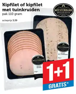 Coop Meesterhand kipfilet of kipfilet met tuinkruiden aanbieding