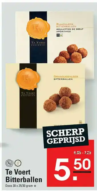 Sligro Te Voert Bitterballen aanbieding