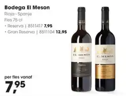 HANOS Bodega El Meson aanbieding