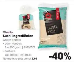 HANOS Obento Sushi Ingrediënten aanbieding