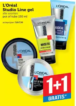Coop L'Oréal Studio Line gel aanbieding