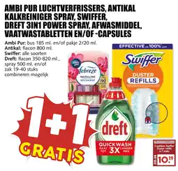 De Boerenschuur Ambi Pur, Swiffer en Dreft aanbieding