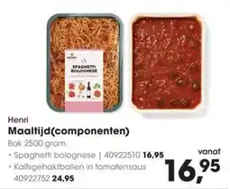 HANOS Henri Maaltijd(componenten) aanbieding