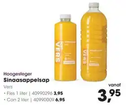 HANOS Hoogesteger Sinaasappelsap aanbieding
