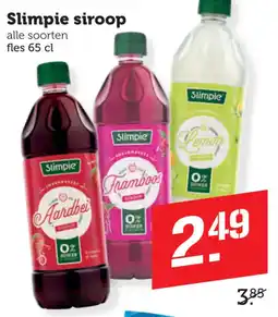 Coop Slimpie siroop aanbieding