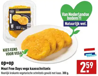 ALDI Meat Free Days vega kaasschnitzels 300g aanbieding