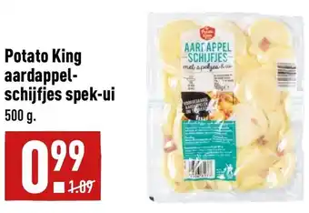 ALDI Potato Kind aardappel- schijfjes spek-ui 500g aanbieding