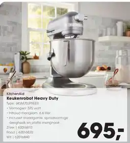 HANOS KitchenAid Keukenrobot Heavy Duty aanbieding