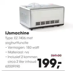 HANOS Ijsmachine aanbieding