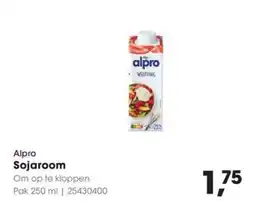 HANOS Alpro Sojaroom aanbieding