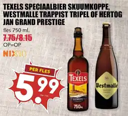 De Boerenschuur texels speciaalbier skuumkoppe, westmalle trappist tripel of hertog jan grand prestige aanbieding