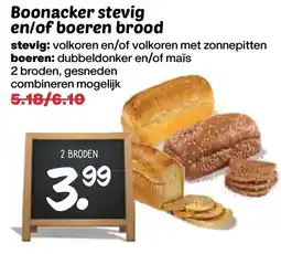 De Boerenschuur Boonacker stevig en/of boeren brood aanbieding