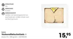 HANOS Loca Varkensfiletschnitzels aanbieding