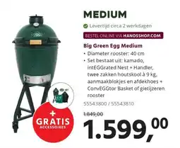 HANOS Big Green Egg Medium aanbieding