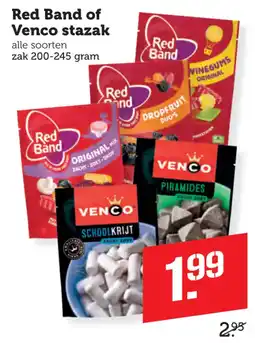 Coop Red Band of Venco stazak aanbieding