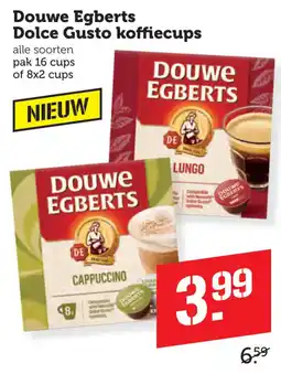 Coop Douwe Egberts Dolce Gusto koffiecapsules aanbieding