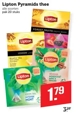 Coop Lipton Pyramids thee aanbieding