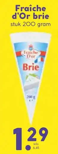 De Boerenschuur Fraîche d'Or brie aanbieding