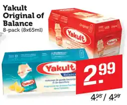 Coop Yakult Original of Balance aanbieding