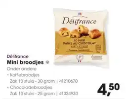 HANOS Délifrance Mini broodjes aanbieding