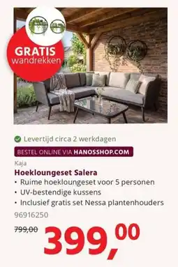 HANOS Kaja Hoekloungeset Salera aanbieding