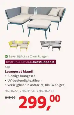 HANOS Kaja Loungeset Maudi aanbieding