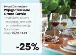 HANOS Select Dinnerware Wijnglazenserie Grand Cuvée aanbieding