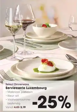 HANOS Select Dinnerware Serviesserie Luxembourg aanbieding