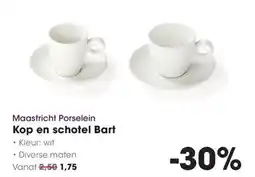 HANOS Maastricht Porselein Kop en schotel Bart aanbieding