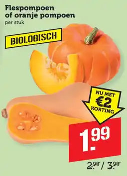 Coop Flespompoen of oranje pompoen aanbieding