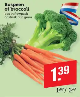 Coop Bospeen of broccoli aanbieding