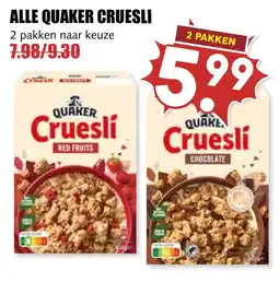De Boerenschuur Quaker Cruesli aanbieding