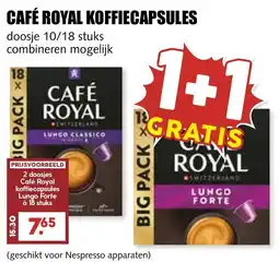 De Boerenschuur Café Royal koffiecapsules aanbieding