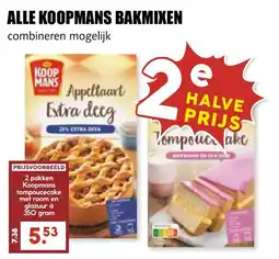 De Boerenschuur Koopmans Appeltaart Extra deeg aanbieding