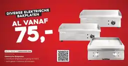 HANOS Diverse elektrische bakplaten aanbieding